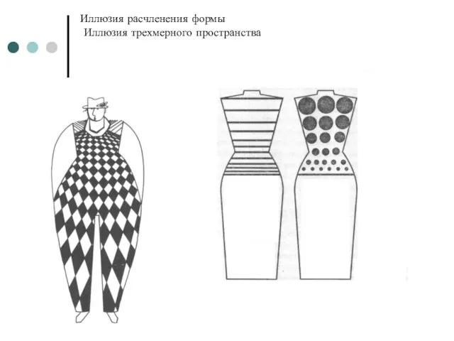 Иллюзия расчленения формы Иллюзия трехмерного пространства