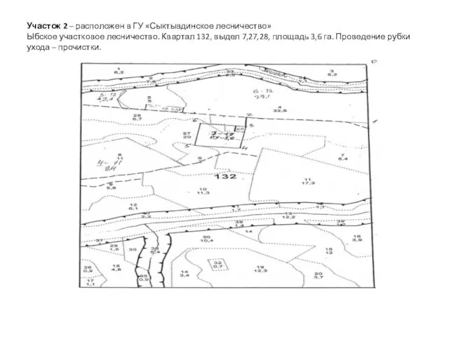 Участок 2 – расположен в ГУ «Сыктывдинское лесничество» Ыбское участковое