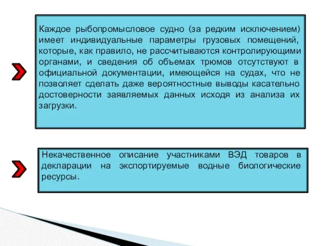 Некачественное описание участниками ВЭД товаров в декларации на экспортируемые водные