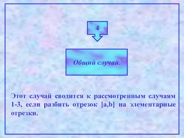 4 Общий случай. Этот случай сводится к рассмотренным случаям 1-3,