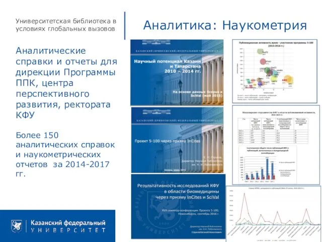 Аналитические справки и отчеты для дирекции Программы ППК, центра перспективного