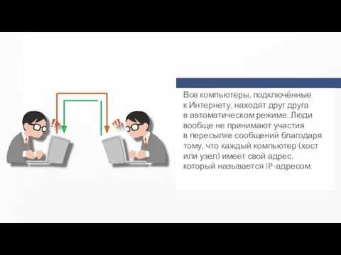 Все компьютеры, подключённые к Интернету, находят друг друга в автоматическом