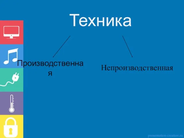 Техника Производственная Непроизводственная