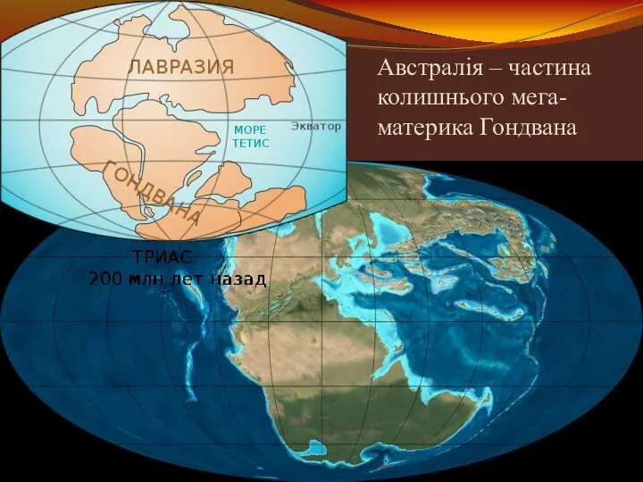 Австралія – частина колишнього мега-материка Гондвана