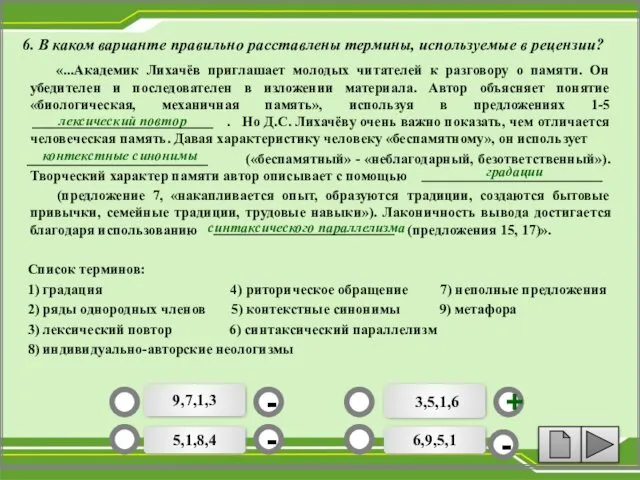 «...Академик Лихачёв приглашает молодых читателей к разговору о памяти. Он