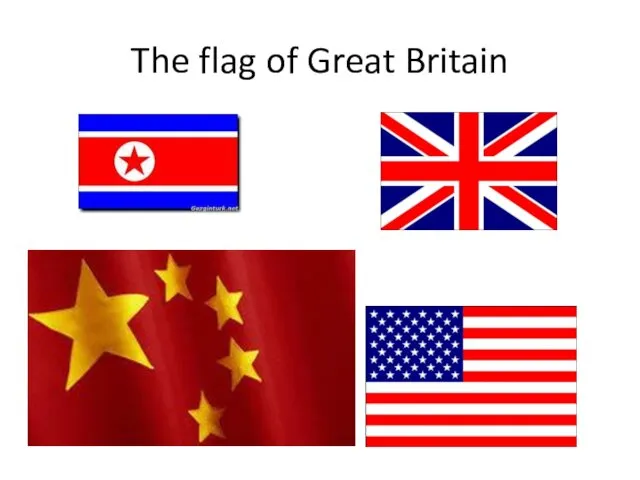 The flag of Great Britain