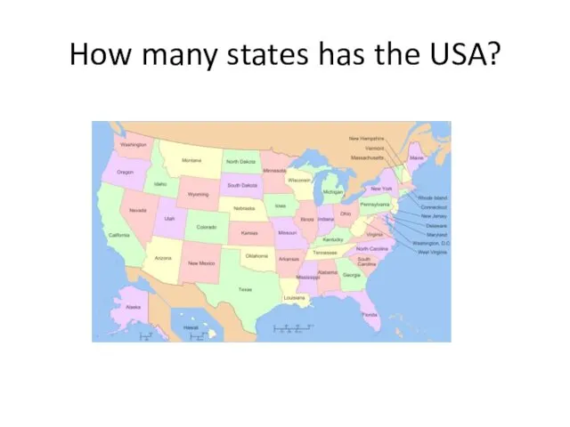 How many states has the USA?