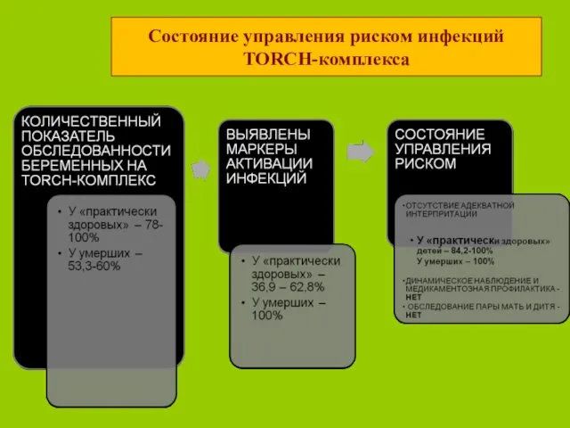 Состояние управления риском инфекций TORCH-комплекса