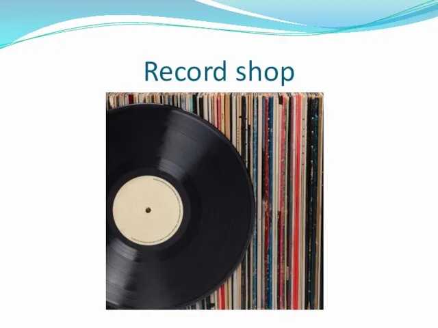 Record shop