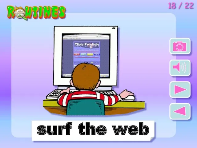 surf the web 18 / 22