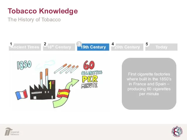 Tobacco Knowledge The History of Tobacco First cigarette factories where