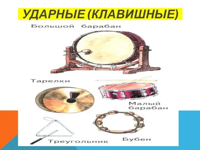 УДАРНЫЕ (КЛАВИШНЫЕ)