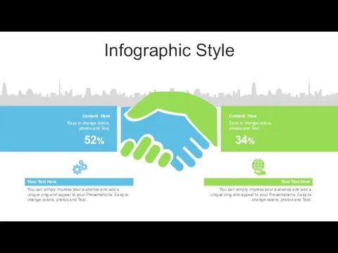 Infographic Style 52% 34%