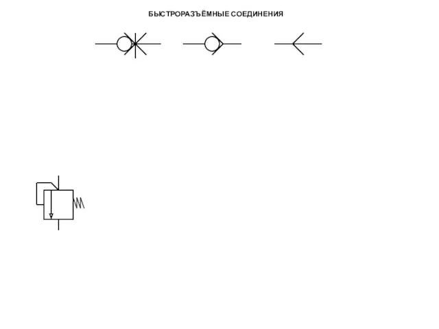 БЫСТРОРАЗЪЁМНЫЕ СОЕДИНЕНИЯ