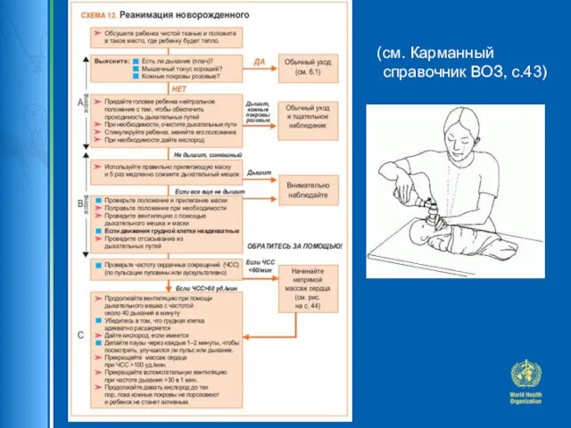 (см. Карманный справочник ВОЗ, с.43)