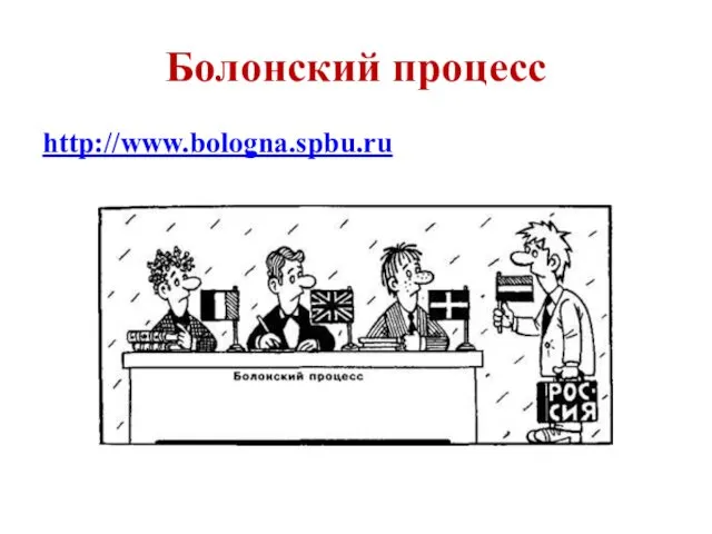 Болонский процесс http://www.bologna.spbu.ru