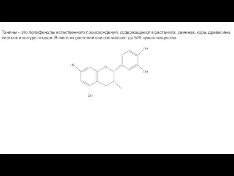 Танины – это полифенолы естественного происхождения, содержащиеся в растениях, семенах, коре, древесине, листьях