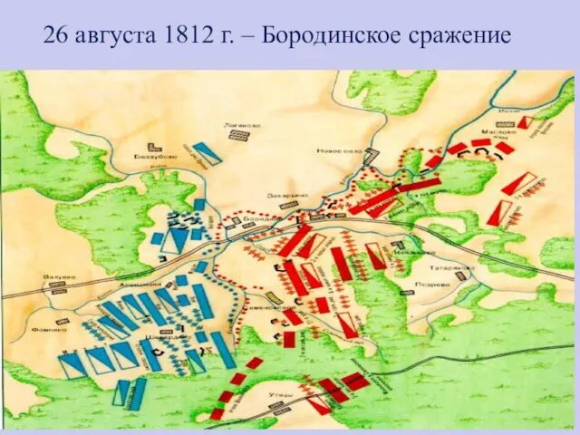 26 августа 1812 г. – Бородинское сражение