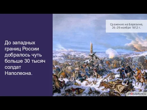 До западных границ России добралось чуть больше 30 тысяч солдат Наполеона. Сражение на
