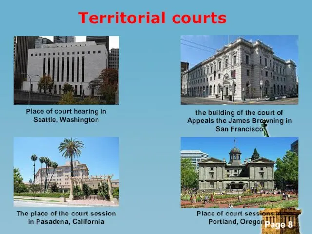 Territorial courts здание Place of court hearing in Seattle, Washington