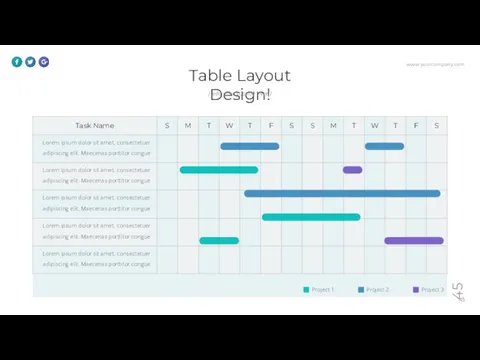 Table Layout Design! / add your subtitle here /