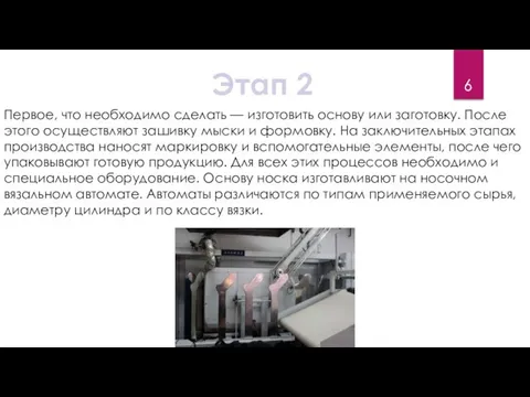 Этап 2 Первое, что необходимо сделать — изготовить основу или