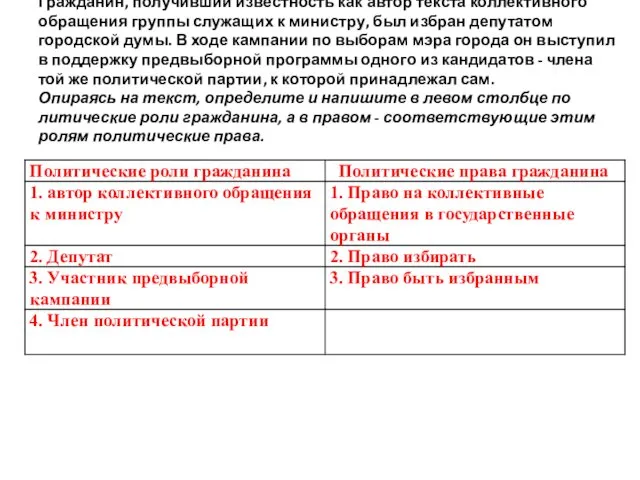 Гражданин, получивший известность как автор текста коллектив­ного обращения группы служащих