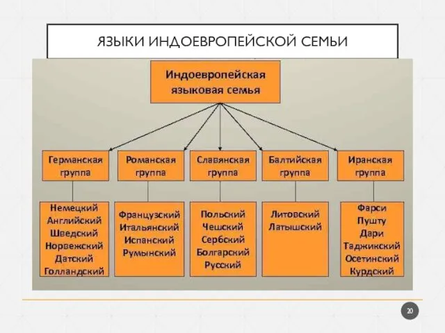 ЯЗЫКИ ИНДОЕВРОПЕЙСКОЙ СЕМЬИ