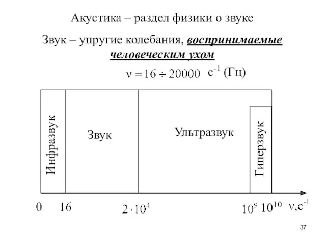 Акустика – раздел физики о звуке Звук – упругие колебания, воспринимаемые человеческим ухом