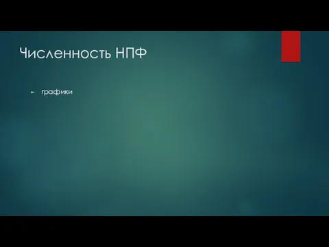 Численность НПФ графики