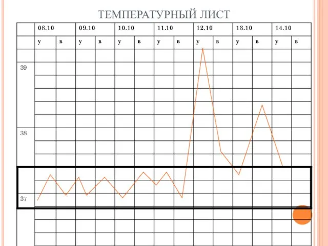 ТЕМПЕРАТУРНЫЙ ЛИСТ