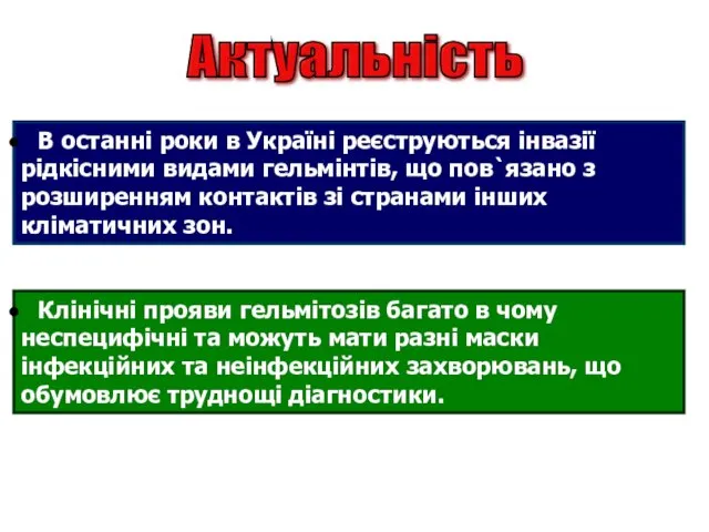 Актуальність В останні роки в Україні реєструються інвазії рідкісними видами