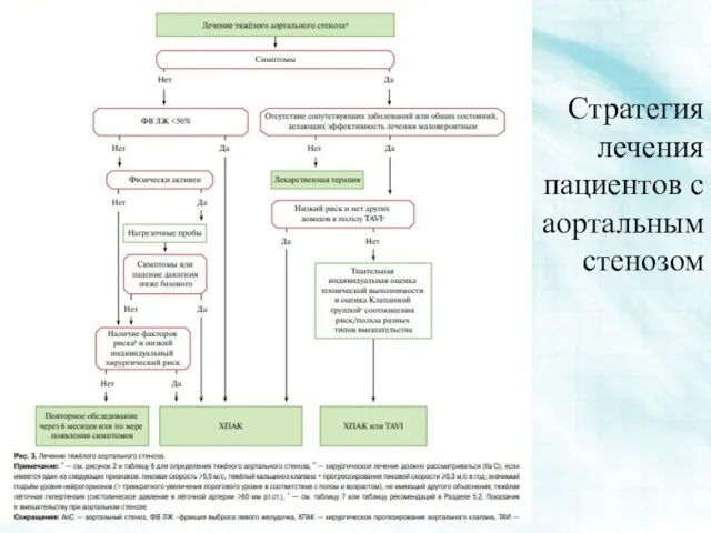 Стратегия лечения пациентов с аортальным стенозом