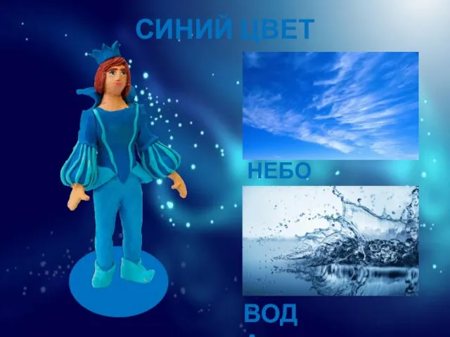 СИНИЙ ЦВЕТ НЕБО ВОДА