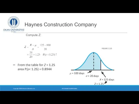 Haynes Construction Company Compute Z: Copyright ©2015 Pearson Education, Inc.