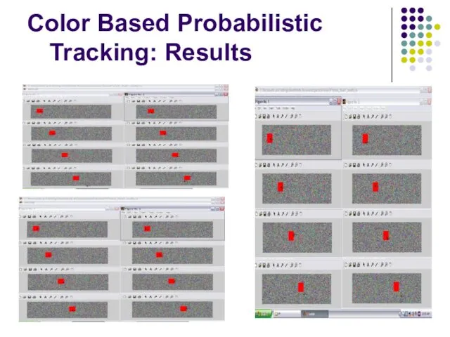 Color Based Probabilistic Tracking: Results