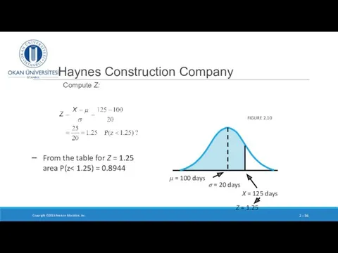 Haynes Construction Company Compute Z: Copyright ©2015 Pearson Education, Inc.