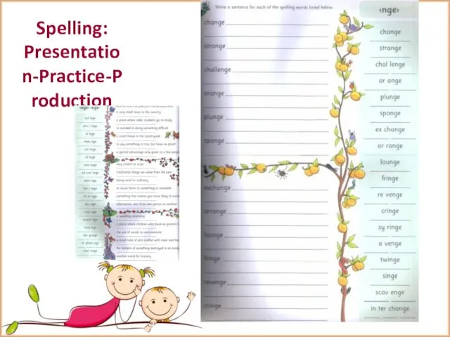 Spelling: Presentation-Practice-Production