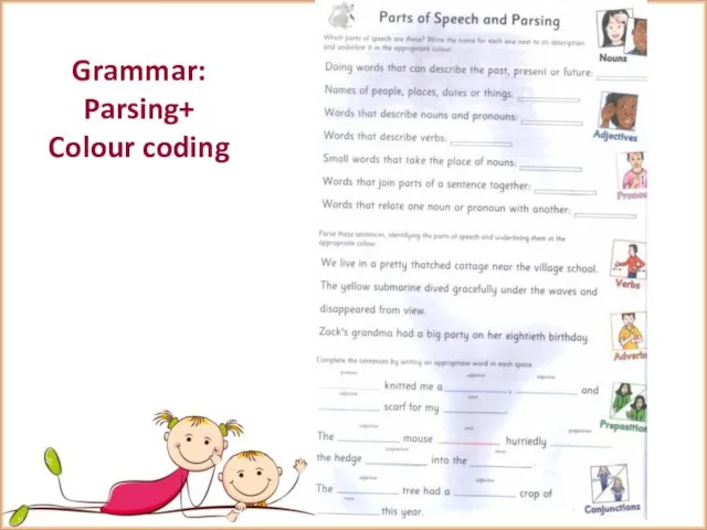 Grammar: Parsing+ Colour coding