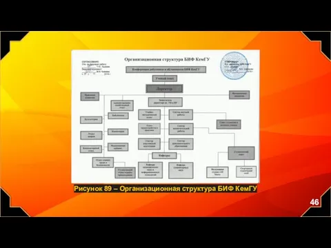 Рисунок 89 – Организационная структура БИФ КемГУ