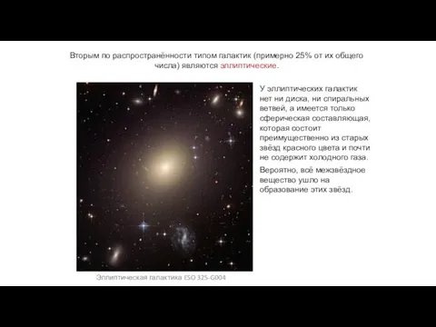 Веста Паллада Вторым по распространённости типом галактик (примерно 25% от