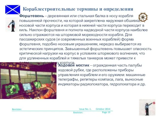 Кораблестроительные термины и определения Revision: Issue No. 1. October 2014