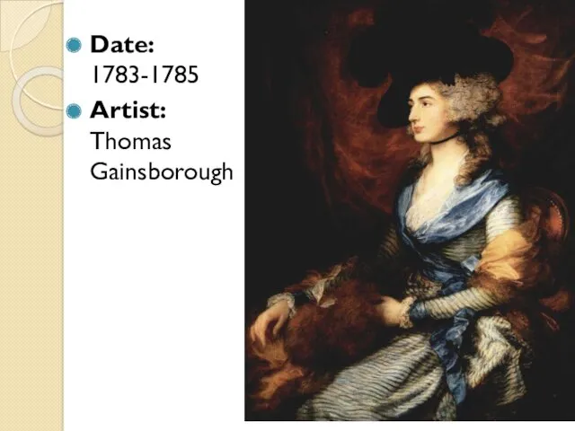 Date: 1783-1785 Artist: Thomas Gainsborough