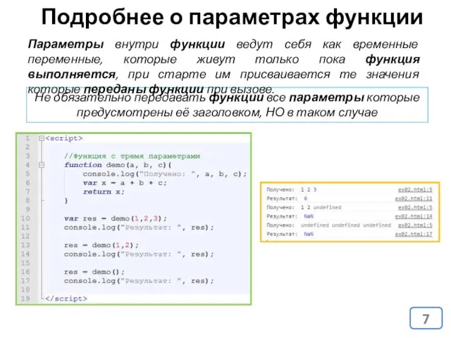 Не обязательно передавать функции все параметры которые предусмотрены её заголовком,