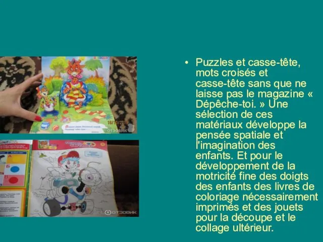 Puzzles et casse-tête, mots croisés et casse-tête sans que ne