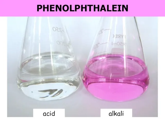 acid alkali end-point acid alkali PHENOLPHTHALEIN
