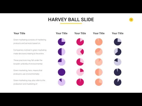 HARVEY BALL SLIDE Your Title Your Title Your Title Your Title Your Title