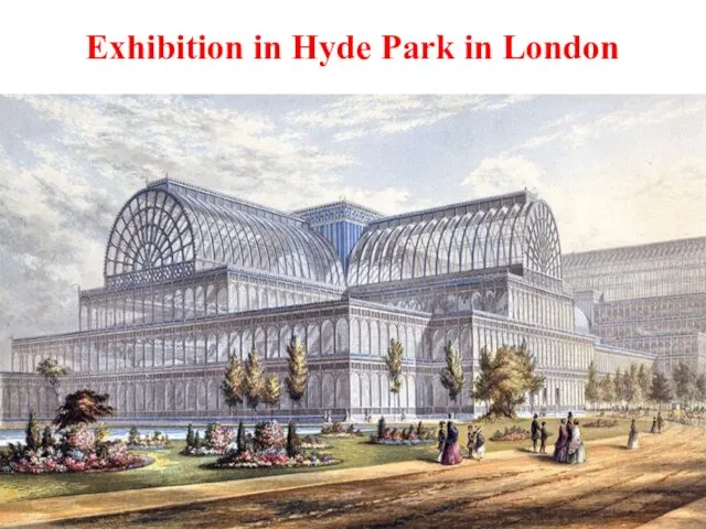 Exhibition in Hyde Park in London