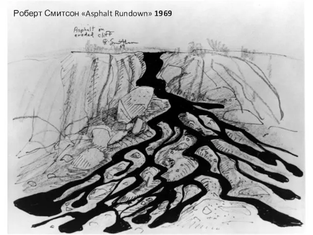Роберт Смитсон «Asphalt Rundown» 1969