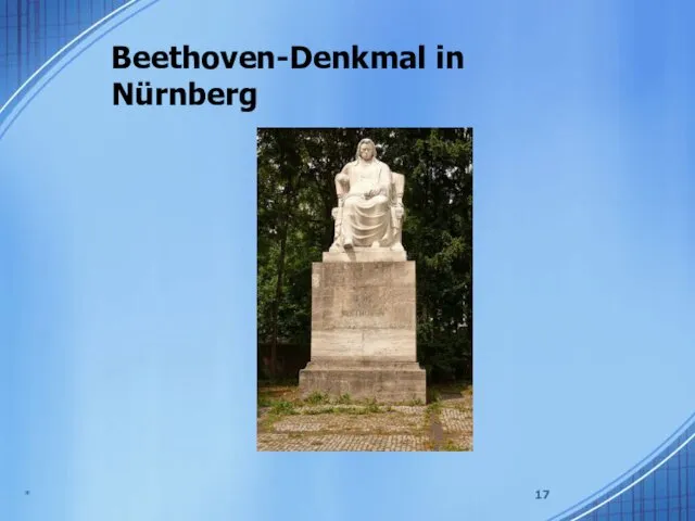 Beethoven-Denkmal in Nürnberg *